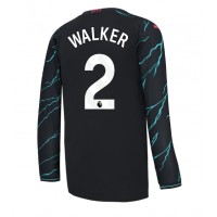 Manchester City Kyle Walker #2 Kolmaspaita 2023-24 Pitkähihainen